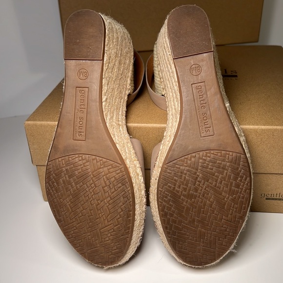 EUC Women's Charli Ankle-Strap Espadrille Wedge Sandals - Picture 5 of 6